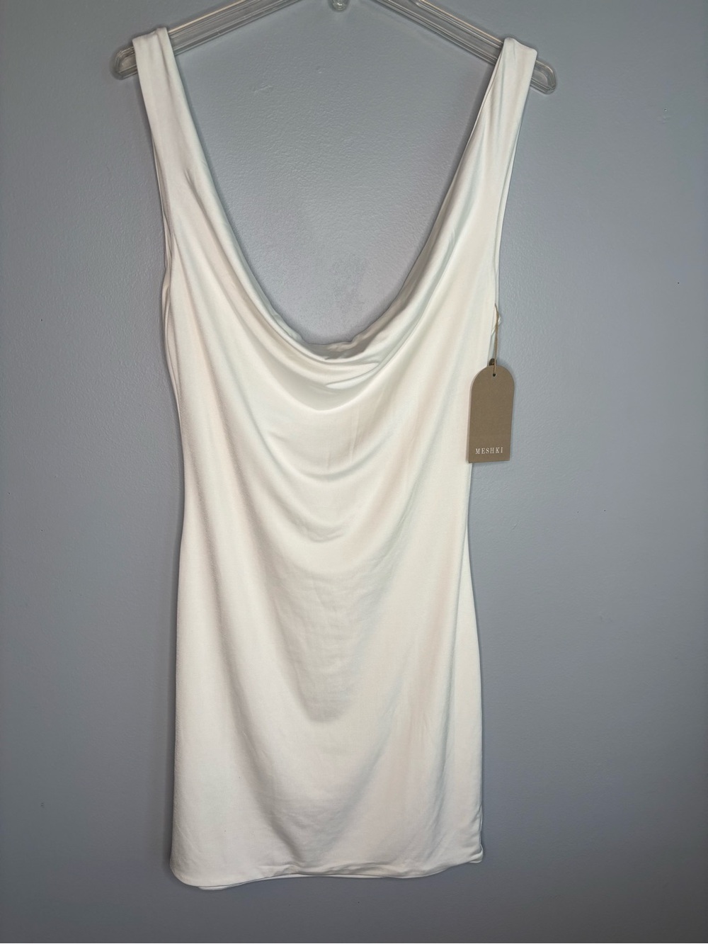 MESHKI MINI WHITE DRESS